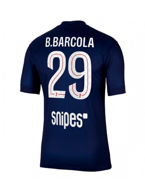 Paris Saint-Germain Bradley Barcola #29 Heimtrikot 2025-26 Kurzarm Paris Saint-Germain Bradley Barcola #29 Heimtrikot 2025-26 Kurzarm
